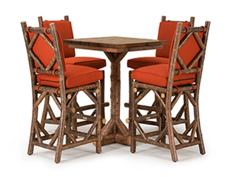 La Lune Collection Table #3049, Barstools #1298