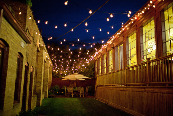 La Lune Collection Courtyard at Night