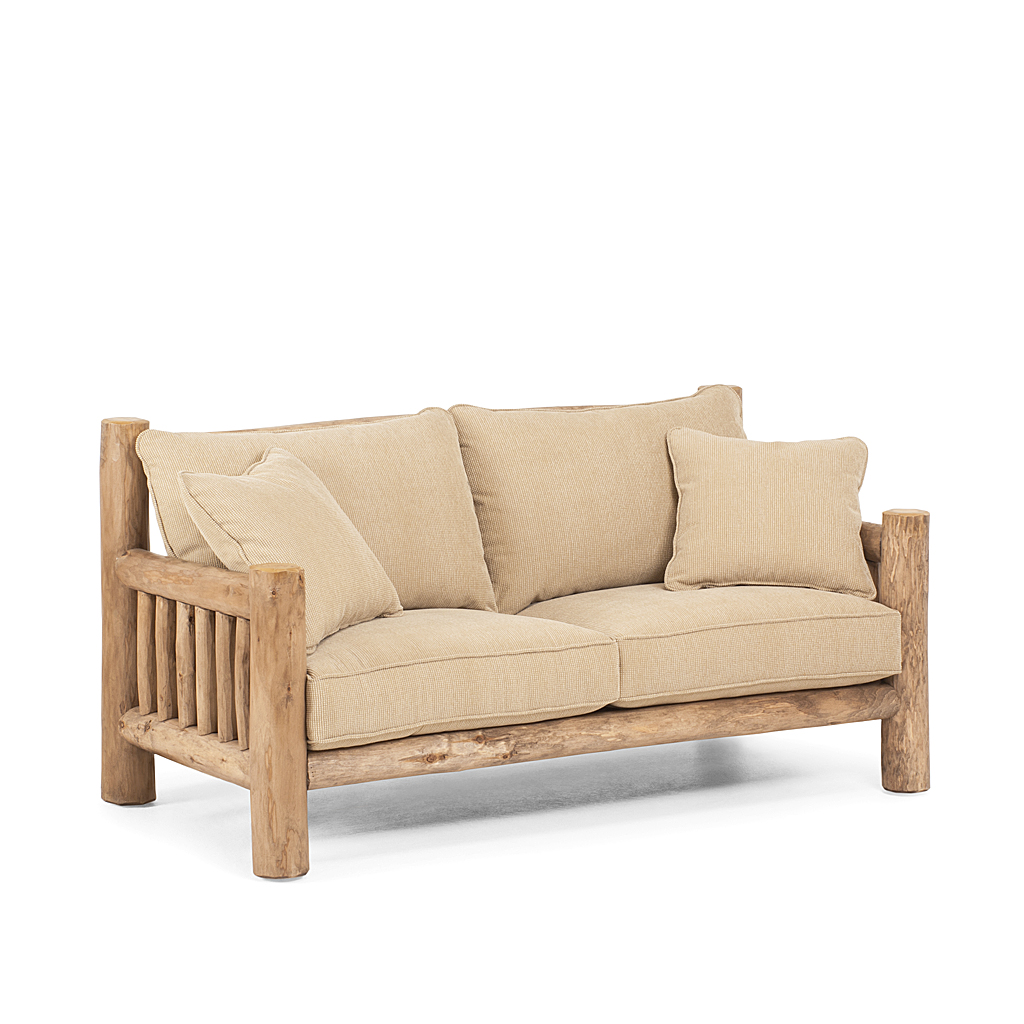 Noah Loveseat 1278 Pecan finish La Lune Collection rustic furniture