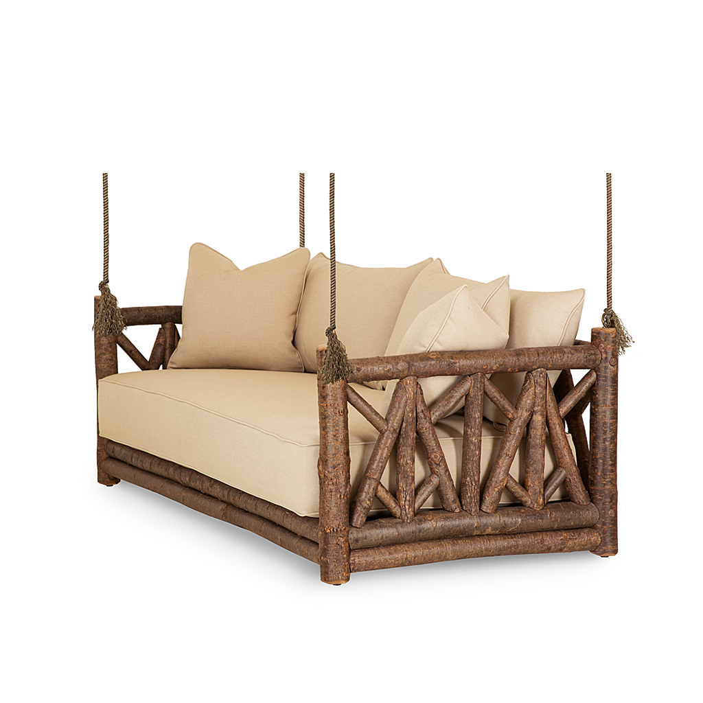Linus Hanging Daybed 4635 Natural finish La Lune Collection rustic furniture
