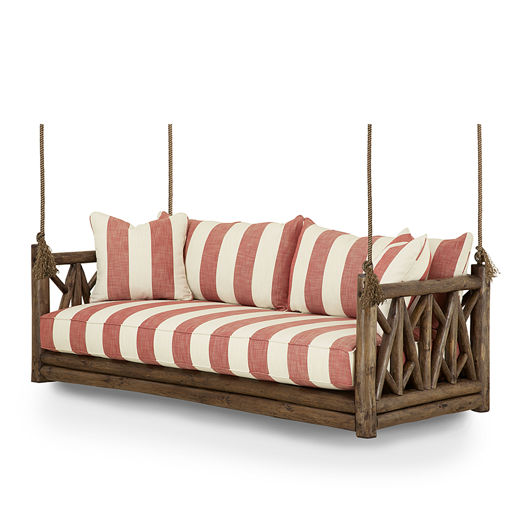 Linus Hanging Daybed 4635 Kahlua finish La Lune Collection rustic furniture