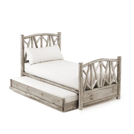 Linus Trundle Bed 4510L La Lune Collection rustic furniture