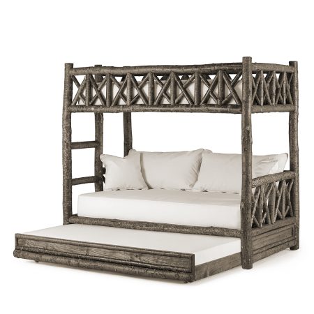 Alfie Bunk Bed with Trundle 4256L La Lune Collection rustic furniture