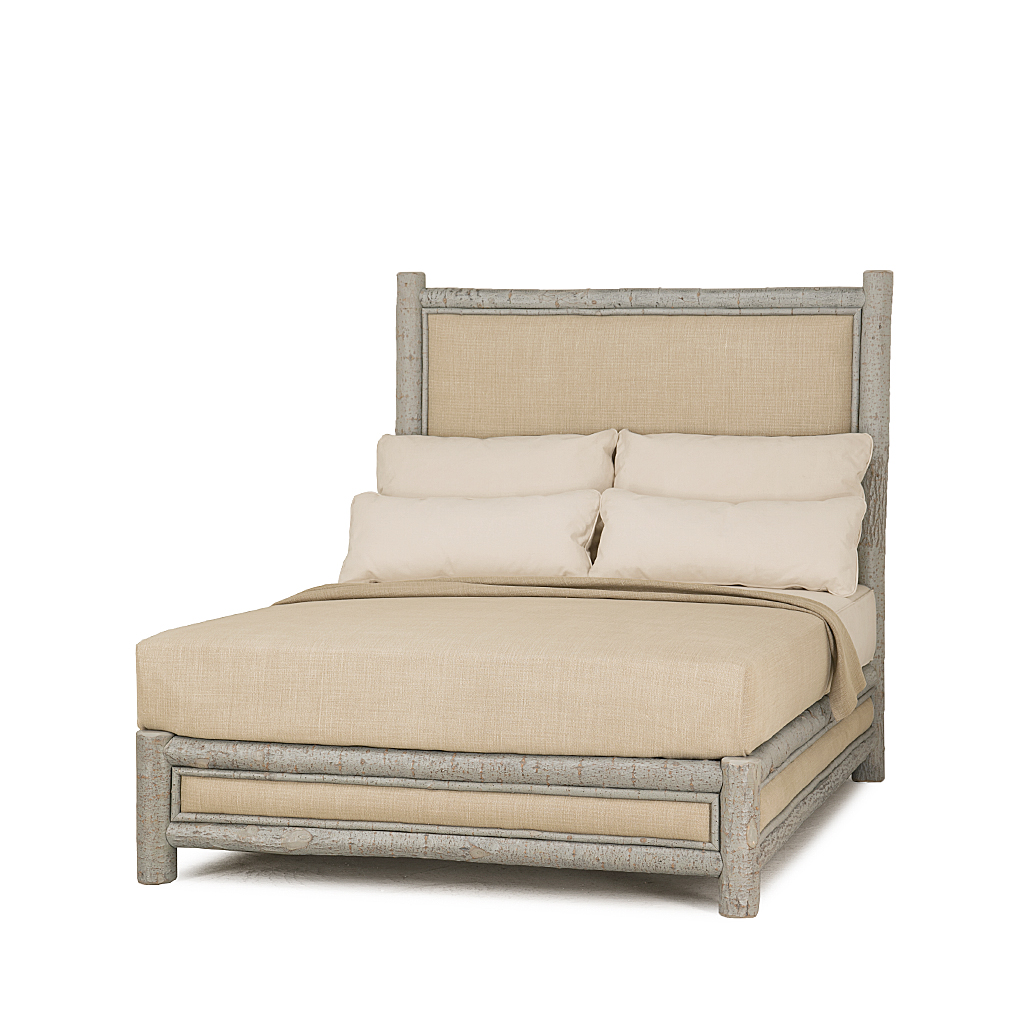 Beau Platform Bed 4098 Pewter finish La Lune Collection rustic furniture