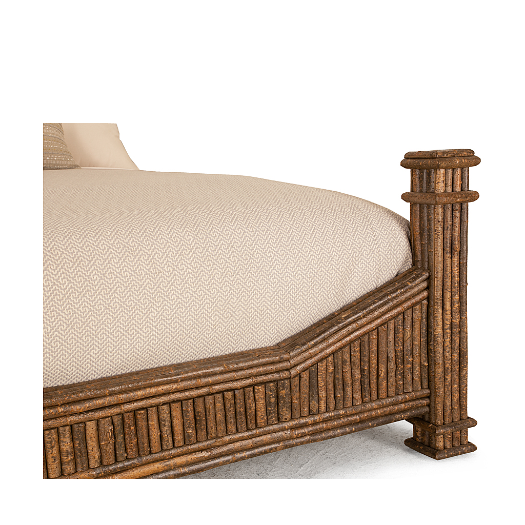 Eden Low Poster Bed 4684 Natural finish La Lune Collection rustic furniture