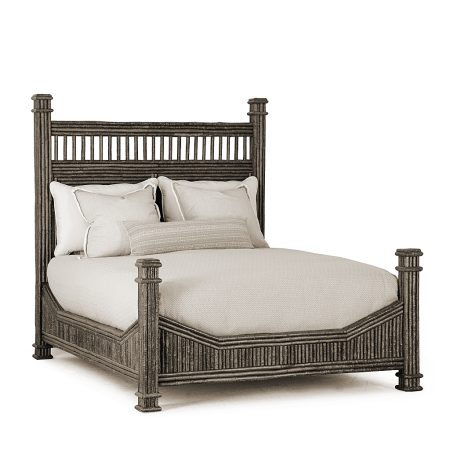 Eden Low Poster Bed 4684 La Lune Collection rustic furniture