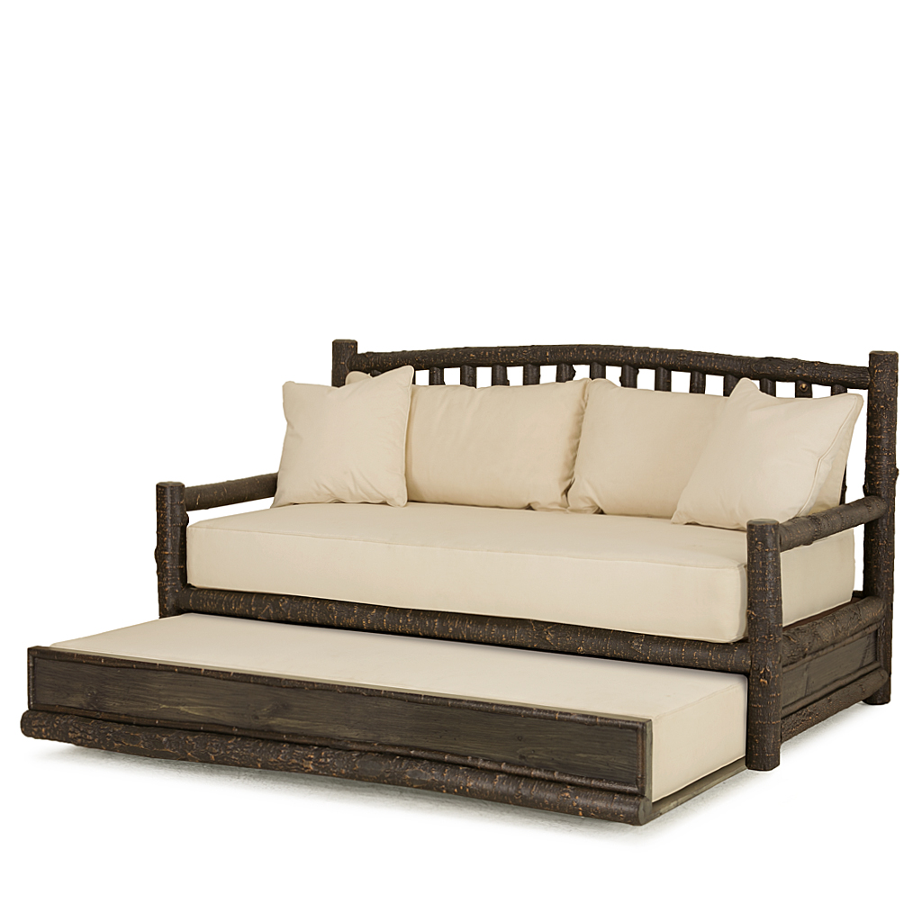 Lila Trundle Daybed 4057 Ebony finish La Lune Collection rustic furniture