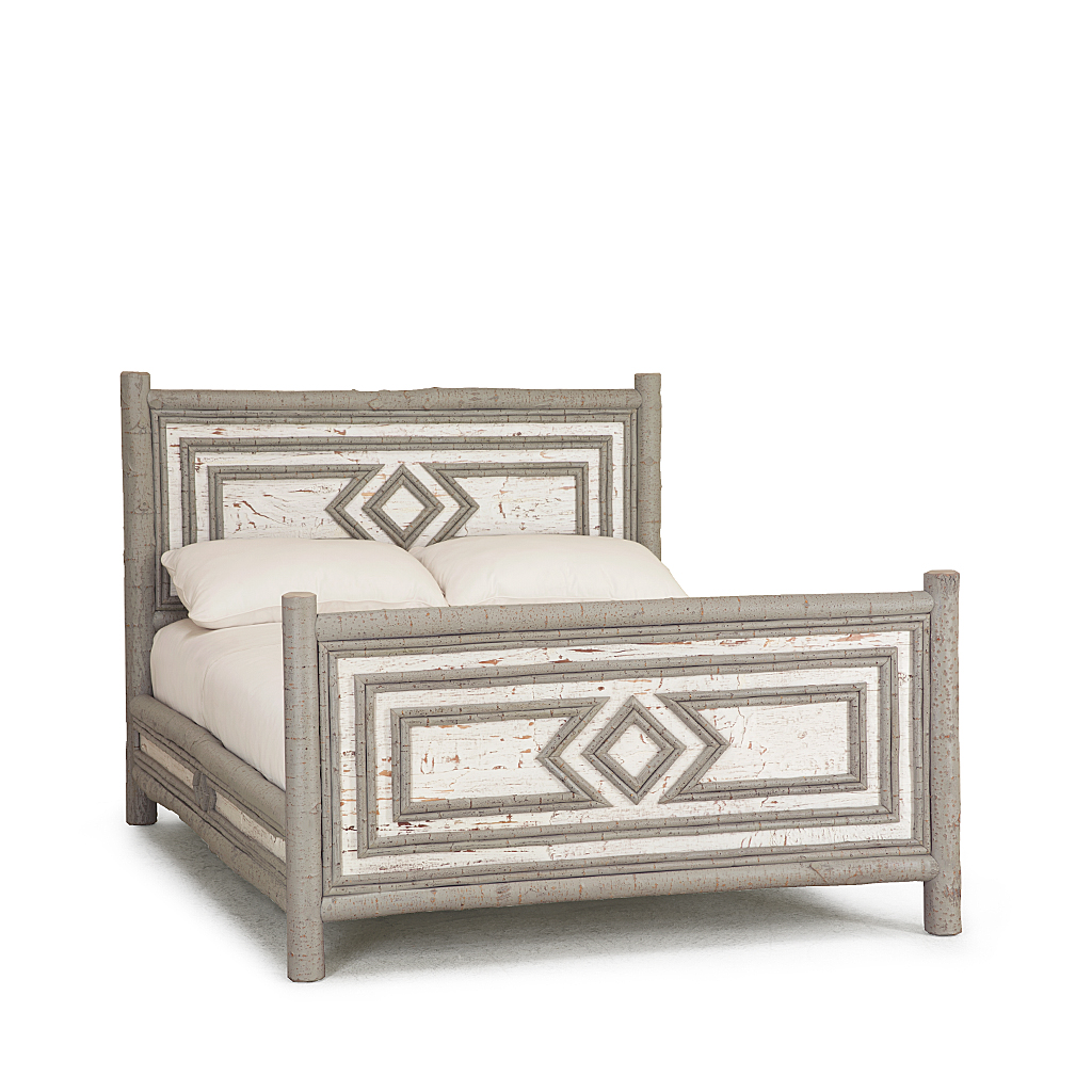 Micah Bed 4564 Pewter finish La Lune Collection rustic furniture