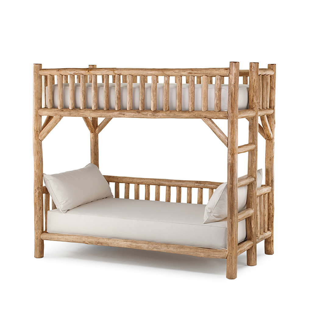 Silas Bunk Bed 4258R Pecan finish La Lune Collection rustic furniture