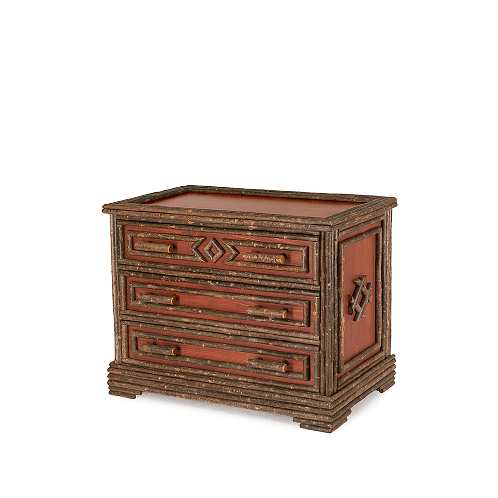 Alex Chest 2136 Natural finish with Redwood Pine background La Lune Collection rustic furniture
