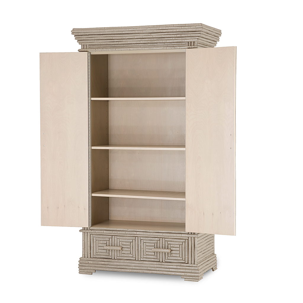 Bodie Armoire 2012 Taupe finish La Lune Collection rustic furniture