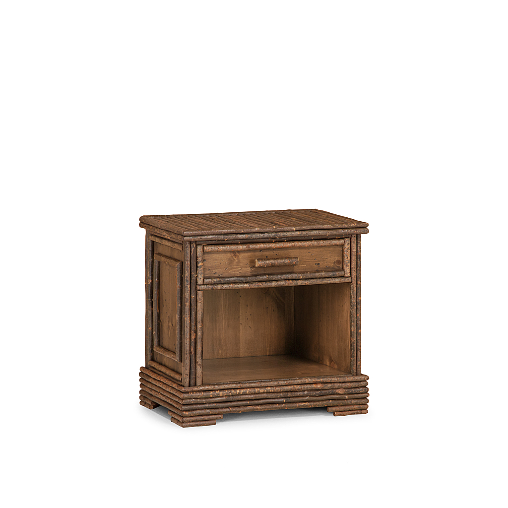 Charlie Open Nightstand 2157 Natural finish La Lune Collection rustic furniture