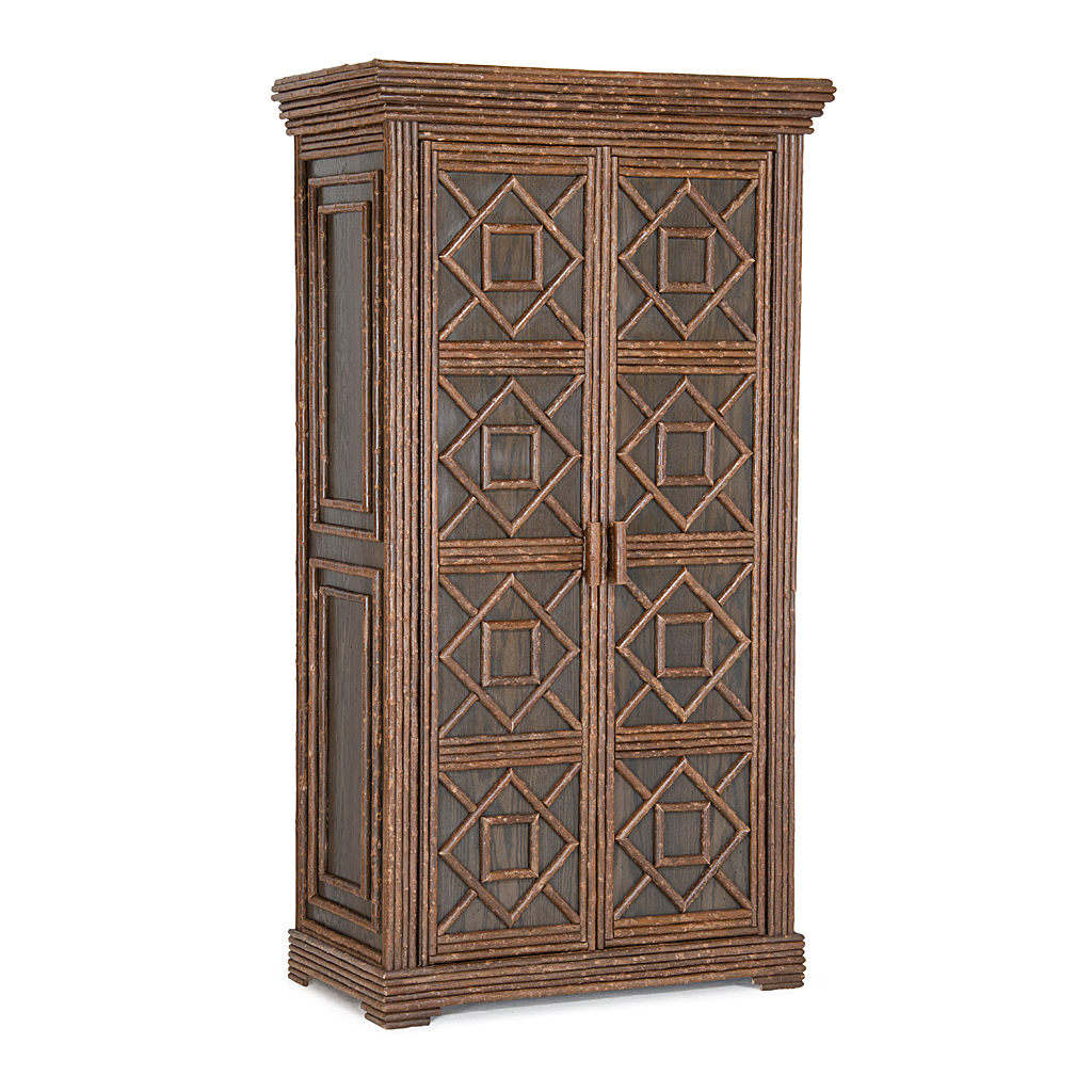Davis Armoire 2048 Dark Oak finish La Lune Collection rustic furniture