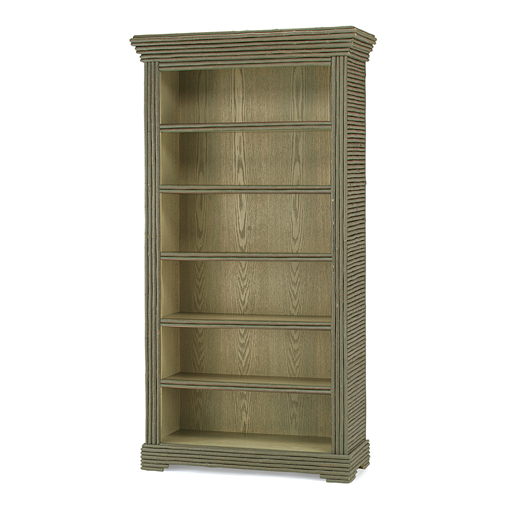 Robin Bookcase 2078 Sage finish La Lune Collection rustic furniture