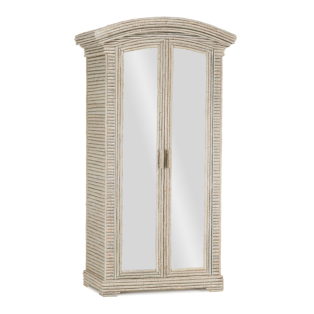 Van Armoire 2090 Sandstone finish La Lune Collection rustic furniture