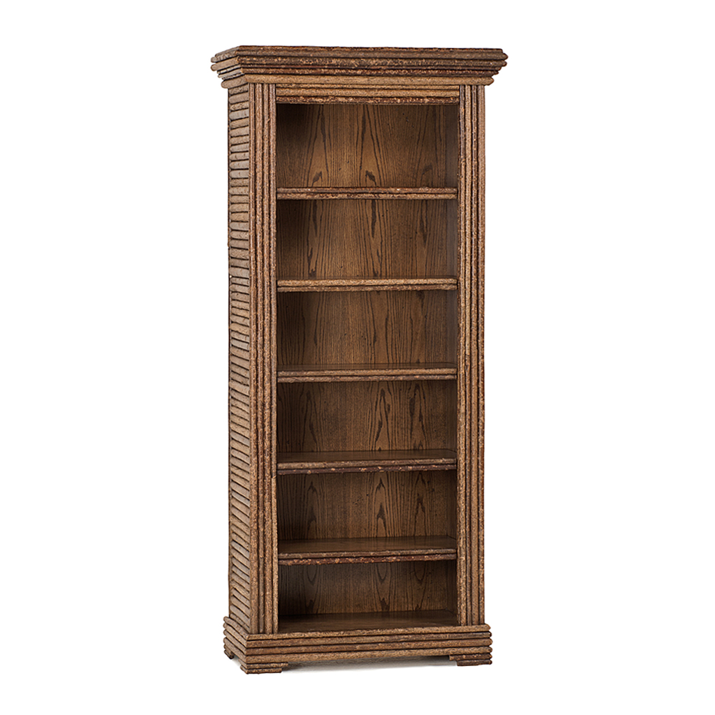 Robin Bookcase 2500 Natural finish with Oak Interior La Lune Collection rustic furniture