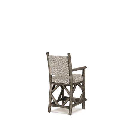 Iris Counter Stool with Arms 1128 La Lune Collection rustic furniture