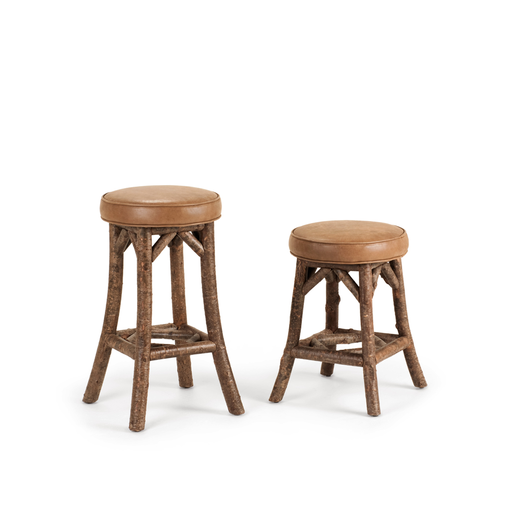 Leo Counter Stool 1109, Barstool 1111 Natural finish La Lune Collection rustic furniture