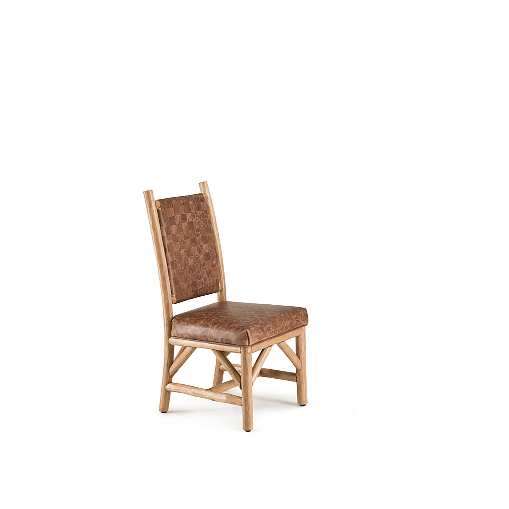 Miles Side Chair 1184 Pecan finish La Lune Collection rustic furniture