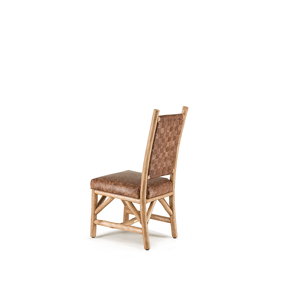 Miles Side Chair 1184 Pecan finish La Lune Collection rustic furniture