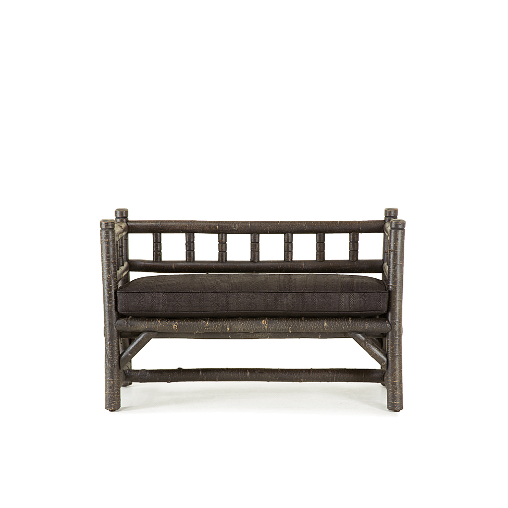 Leah Bench 1302-U Ebony finish La Lune Collection rustic furniture
