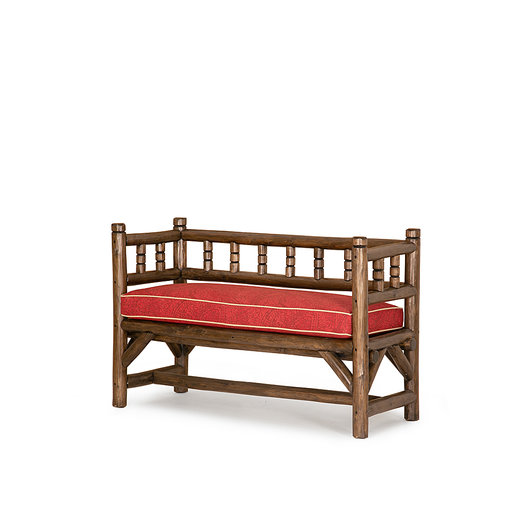 Leah Bench 1302-U Kahlua finish La Lune Collection rustic furniture