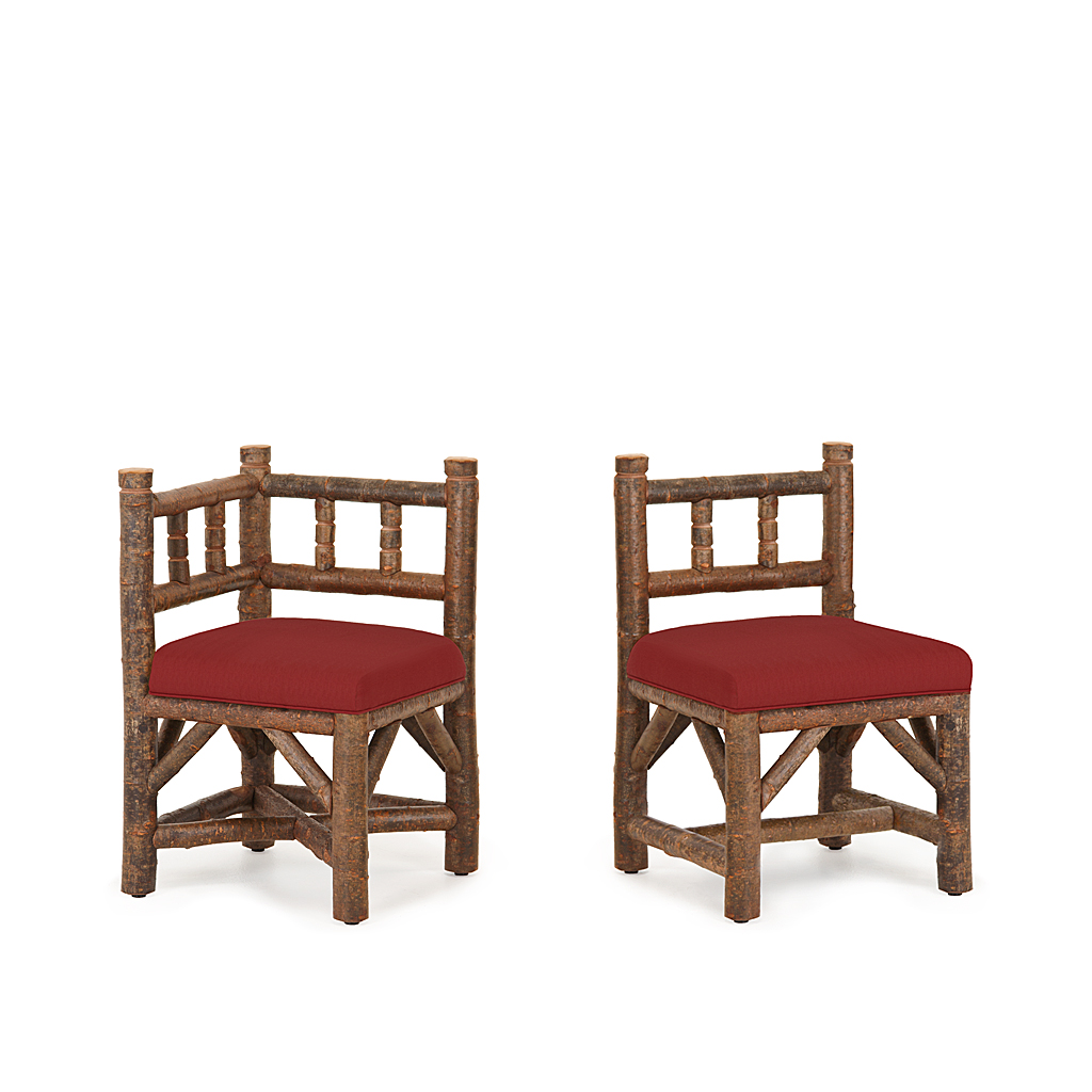 Leah Side Chair 1304-I, Leah Corner Chair 1306-I Natural finish La Lune Collection rustic furniture