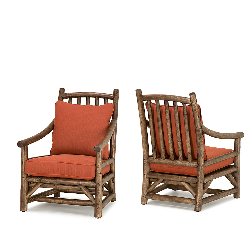 Lola Club Chair 1167-U Kahlua finish La Lune Collection rustic furniture