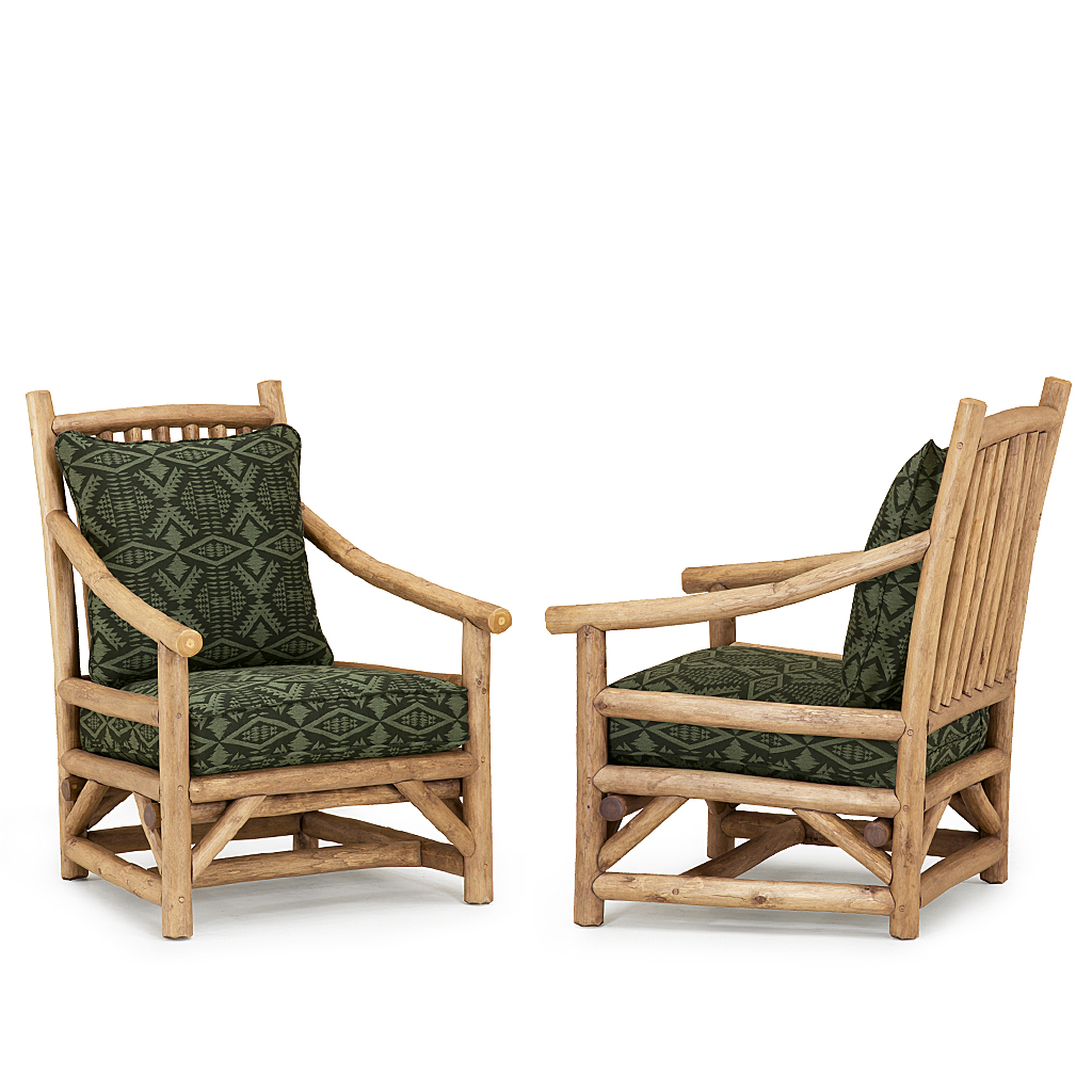 Lola Club Chair 1167-U Pecan finish La Lune Collection rustic furniture