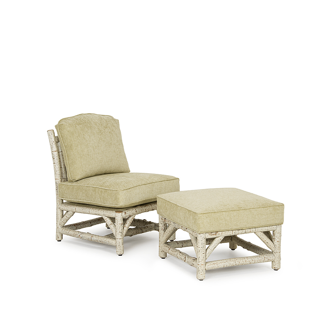 Lola Club Chair 1172-I, Ottoman 1173-I Navajo finish La Lune Collection rustic furniture