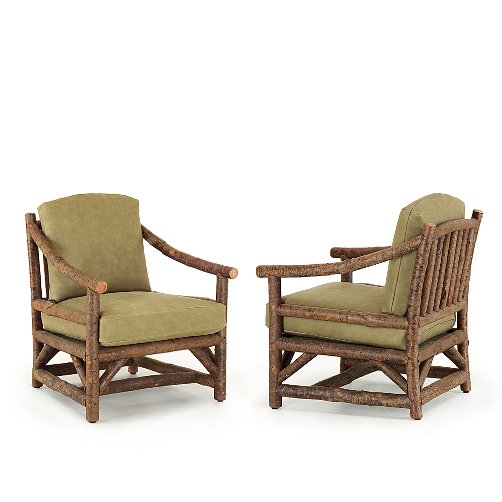Lola Club Chair 1174-I Natural finish La Lune Collection rustic furniture