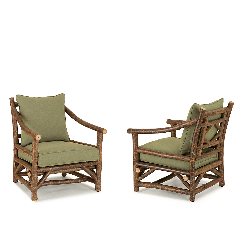 Mia Club Chair 1175-U Natural finish La Lune Collection rustic furniture