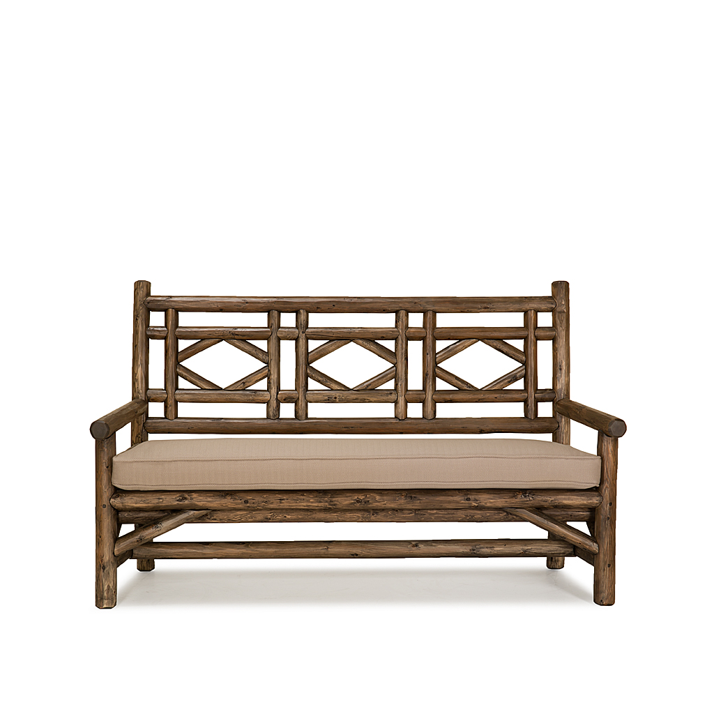 Mia Settee 1293-U Kahlua finish La Lune Collection rustic furniture