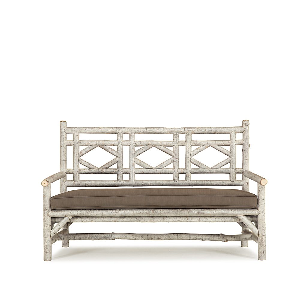 Mia Settee 1293-U Whitewash finish La Lune Collection rustic furniture