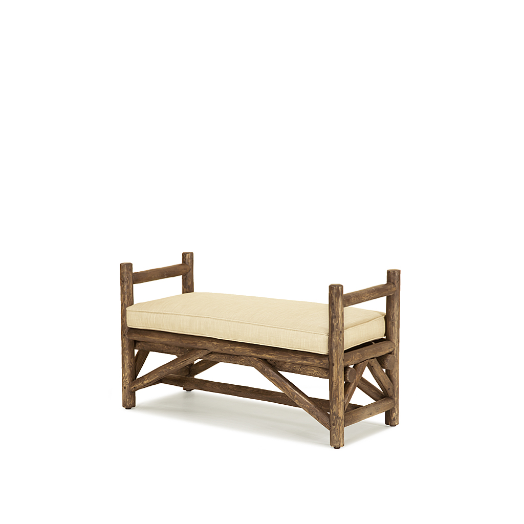 Orson Bench 1114-U Kahlua finish La Lune Collection rustic furniture