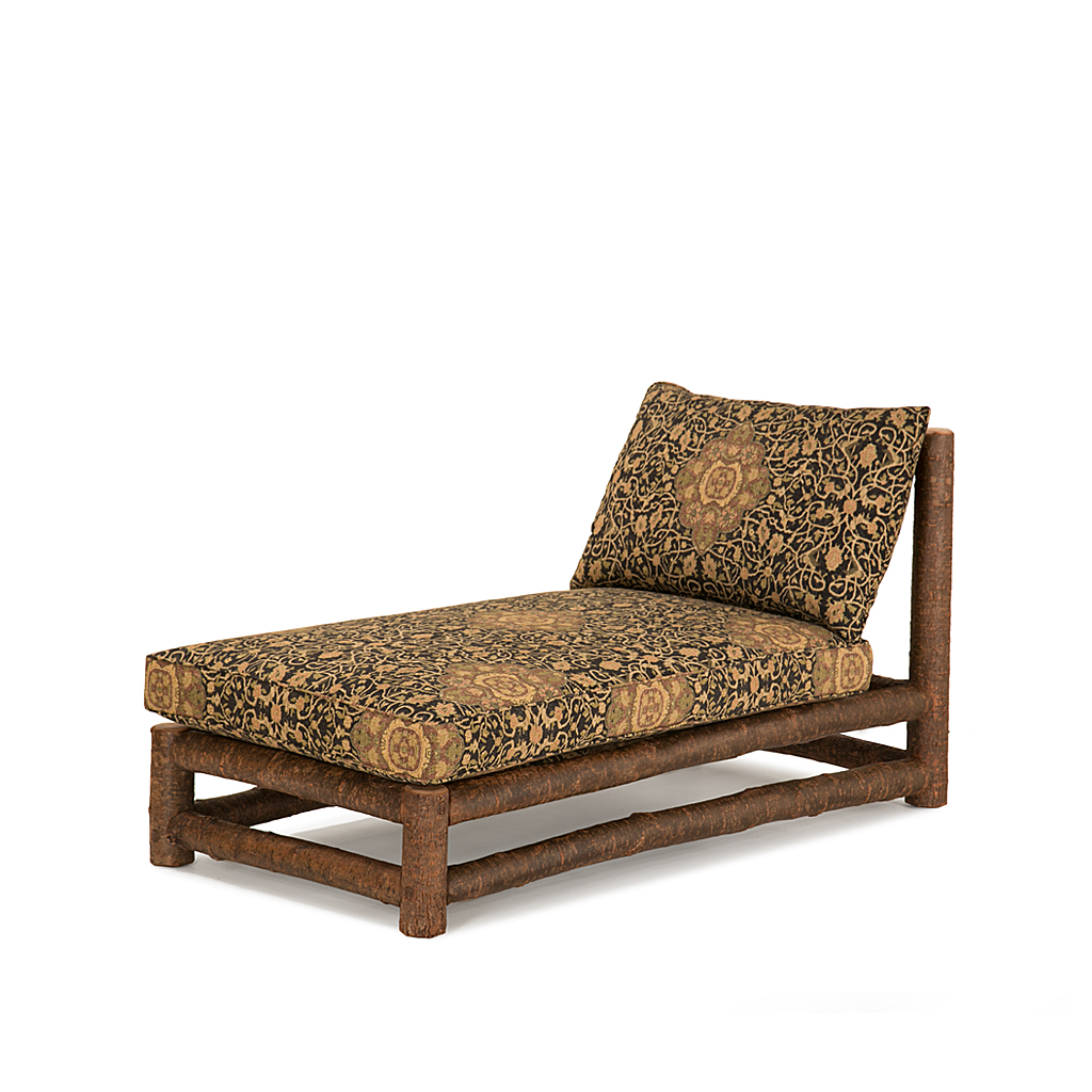 Wyatt Armless Chaise 1256-I Natural finish La Lune Collection rustic furniture