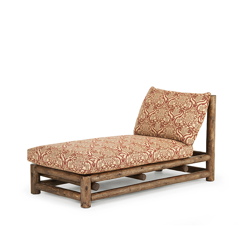 Wyatt Armless Chaise 1256-U Kahlua finish La Lune Collection rustic furniture