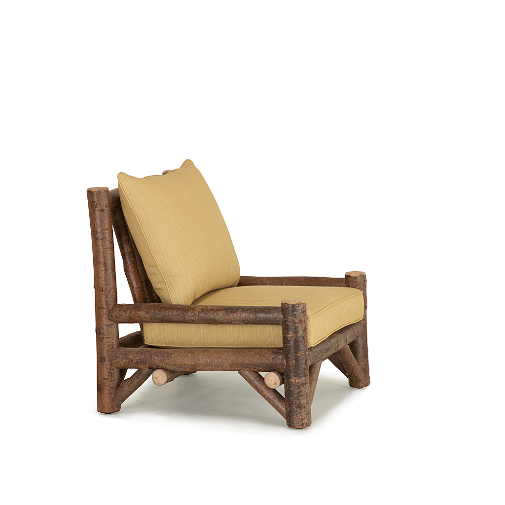 Wyatt Armless Lounge Chair 1252-U Natural finish La Lune Collection rustic furniture