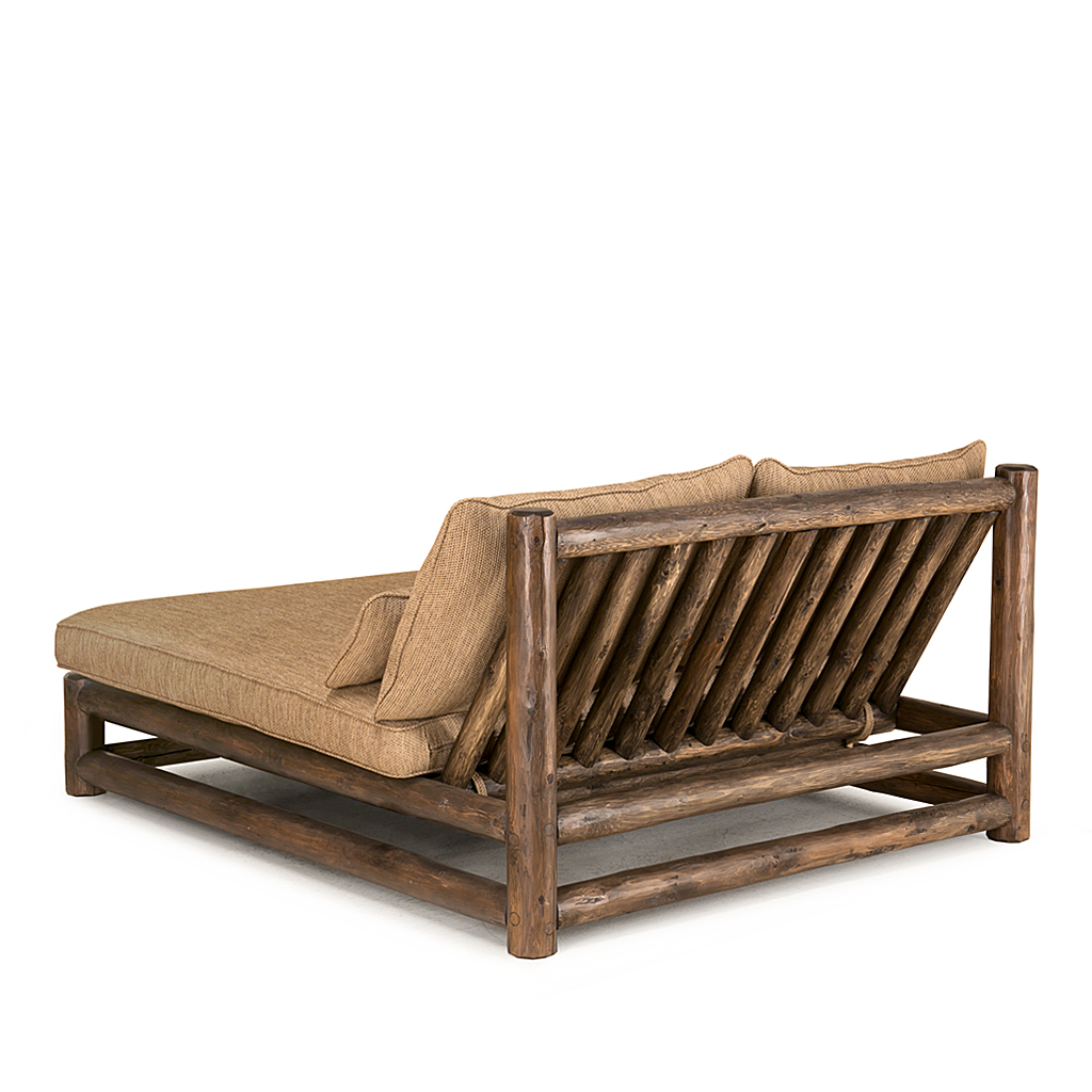 Wyatt Double Chaise 1598-I Kahlua finish La Lune Collection rustic furniture