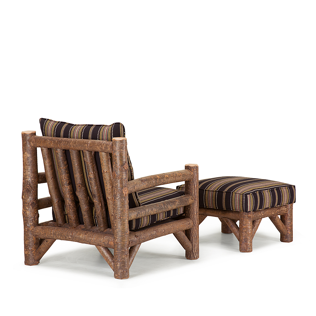 Wyatt Lounge Chair 1248-I, Ottoman 1254-I Natural finish La Lune Collection rustic furniture
