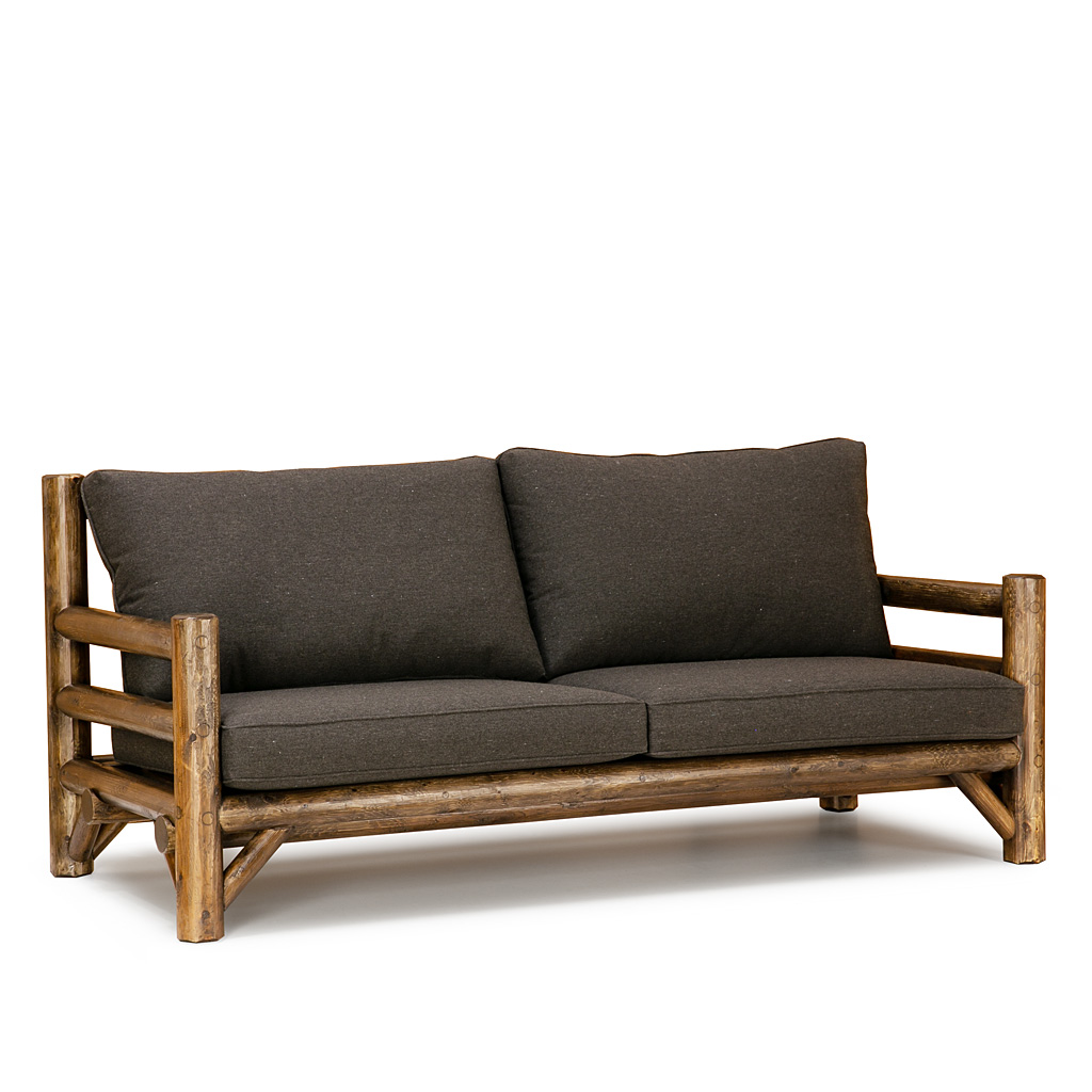Wyatt Medium Sofa 1246-O Coffee of Cedar finish La Lune Collection rustic furniture