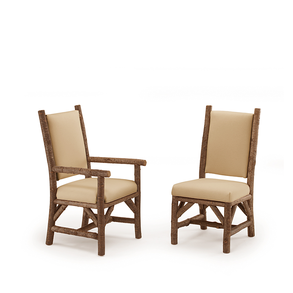 Iris Side Chair 1164-I, Armchair 1166-I Natural finish La Lune Collection rustic furniture
