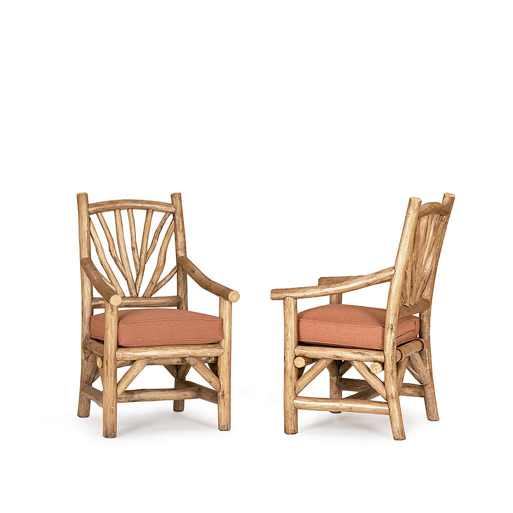 Lily Armchair 1402-U Pecan finish La Lune Collection rustic furniture