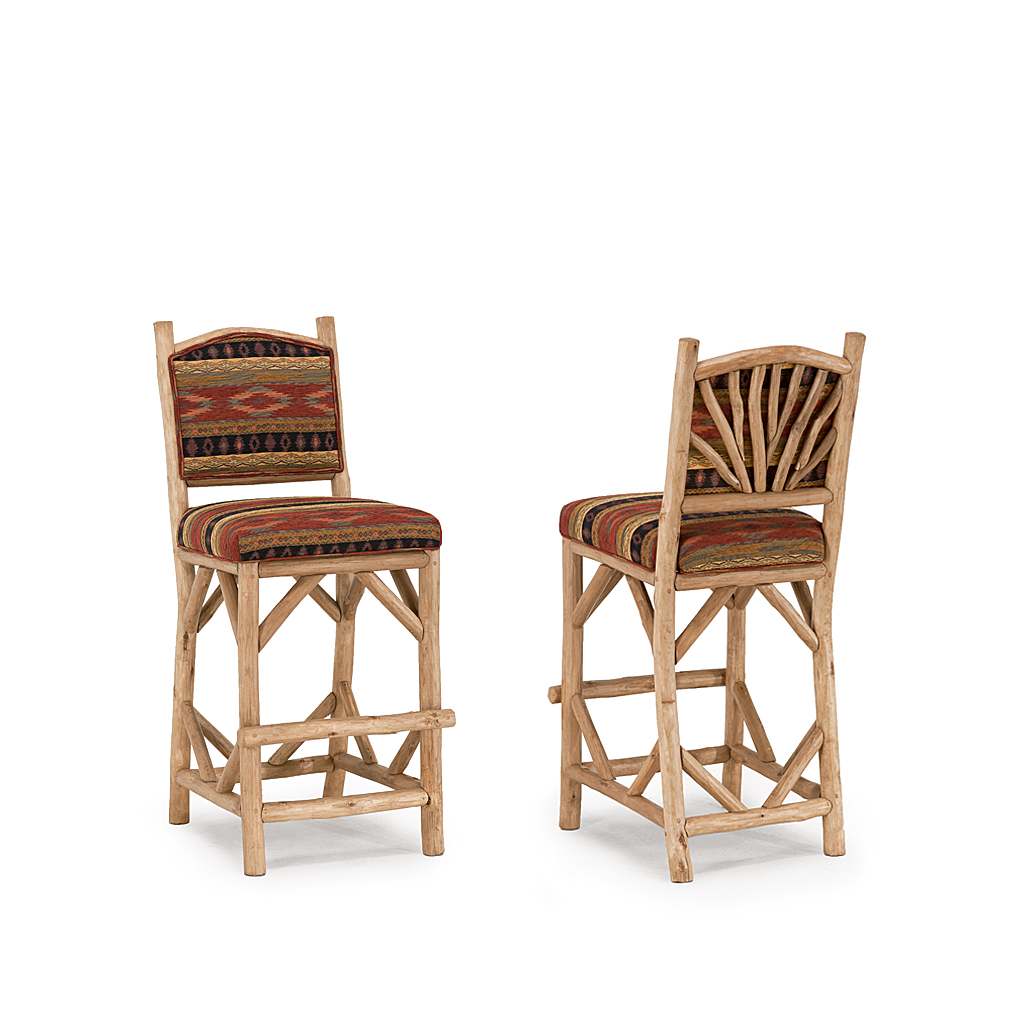 Lily Barstool 1394-I Pecan finish La Lune Collection rustic furniture