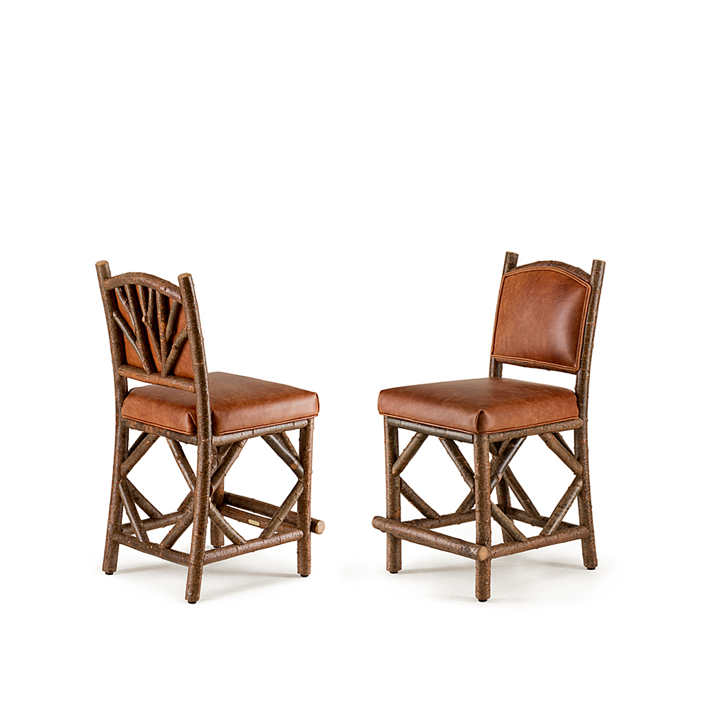 Lily Counter Stool 1390-I Natural finish La Lune Collection rustic furniture