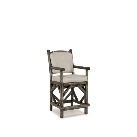Lily Counter Stool with Arms 1392-U La Lune Collection rustic furniture