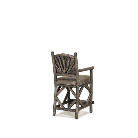 Lily Counter Stool with Arms 1392-I La Lune Collection rustic furniture