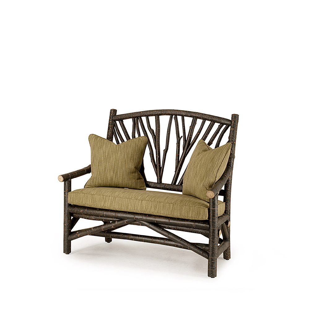 Lily Settee 1404-U Ebony finish La Lune Collection rustic furniture