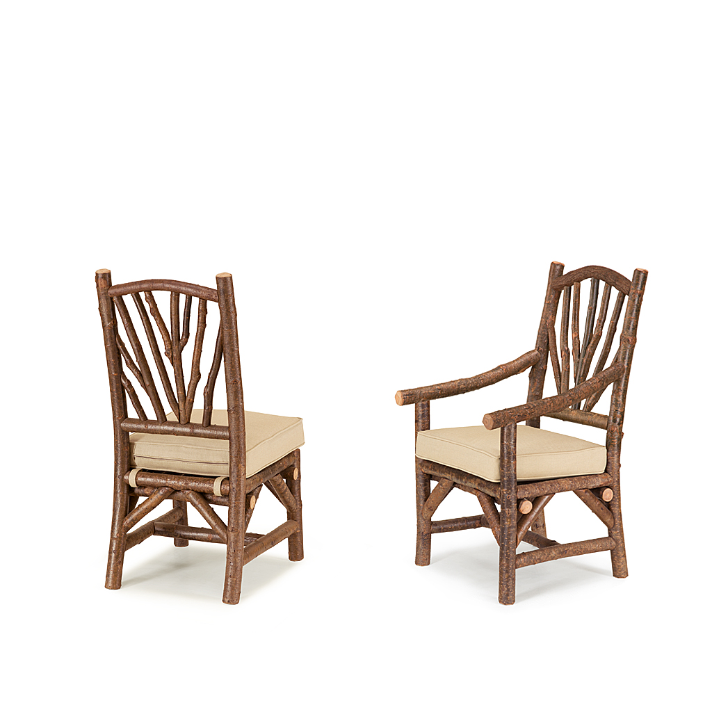Lily Side Chair 1400-U, Armchair 1402-U Natural finish La Lune Collection rustic furniture