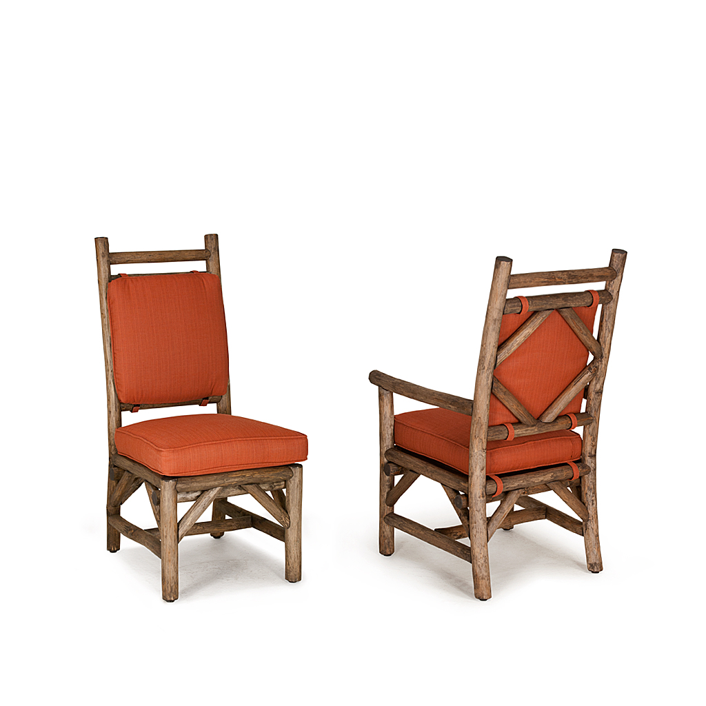 Rae Side Chair 1294-U, Armchair 1295-U Kahlua finish La Lune Collection rustic furniture